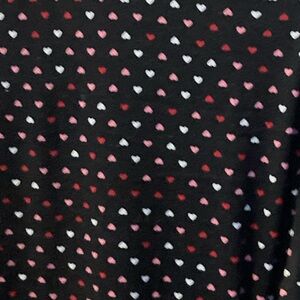 Rene Rofe size small cute black with hearts robe great condition